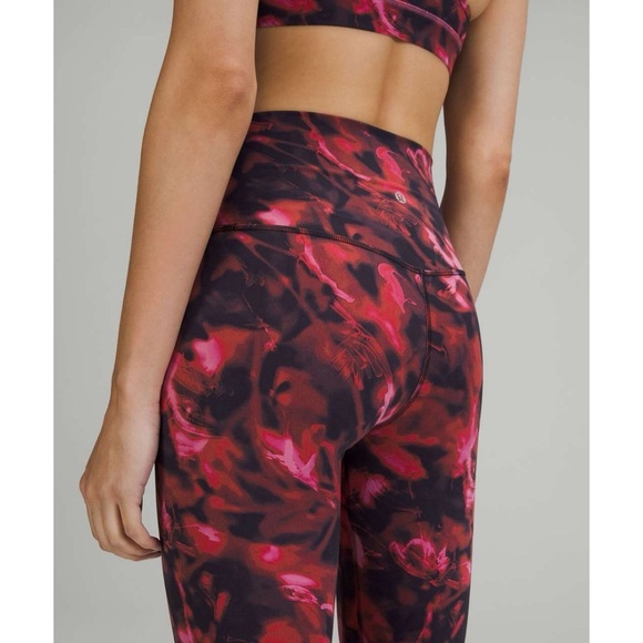 Lululemon Align High-Rise Crop 23" Intensity Pink Blossom Multi - Picture 2 of 12